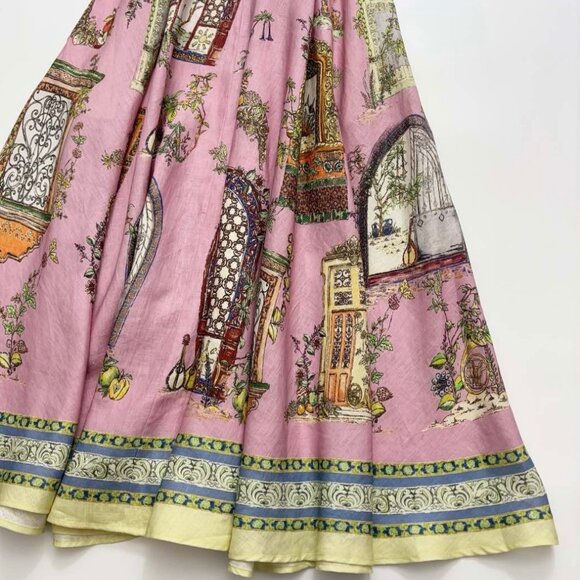 ALEMAIS Pink Printed Maxi Dress - Picture 9 of 16